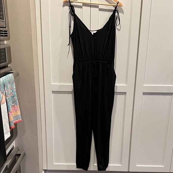 BCBGeneration Sleek Black Jumpsuit - Picture 1 of 9